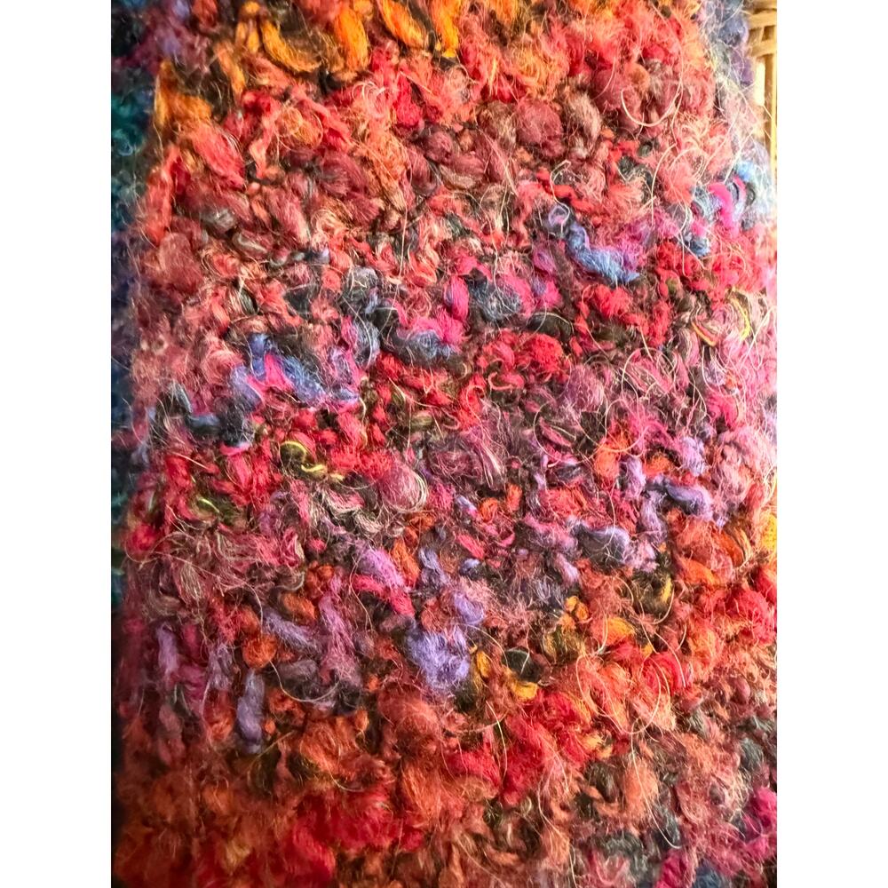 90s Boucle Patchwork Shacket size 16W - image 12